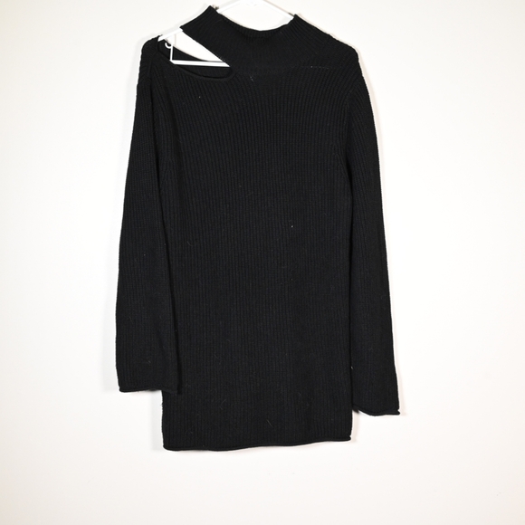 Knit Sweater Dress Mini Dress Short Sweater Dress - Picture 2 of 2